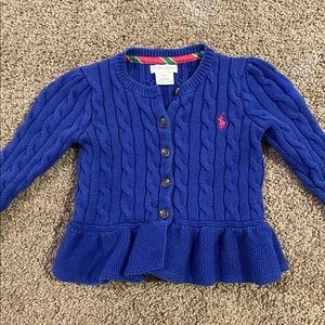 Navy Ralh Lauren Sweater - 18m